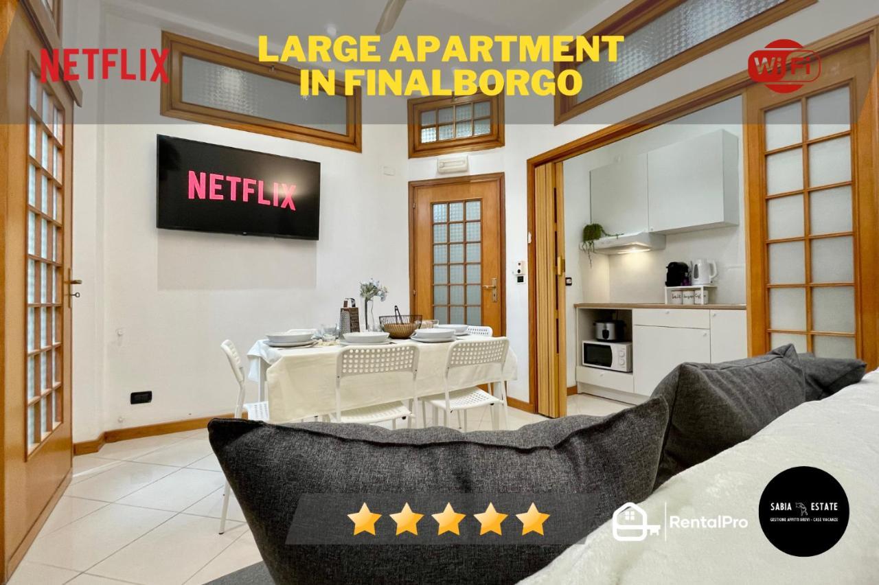 Finalborgo Outdoor&Sea, Three-Room Flat W/Wifi فينالي ليغوري المظهر الخارجي الصورة